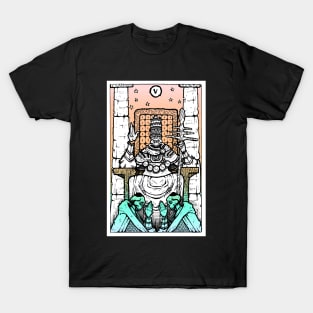 Rainbow Tarot Hierophant T-Shirt